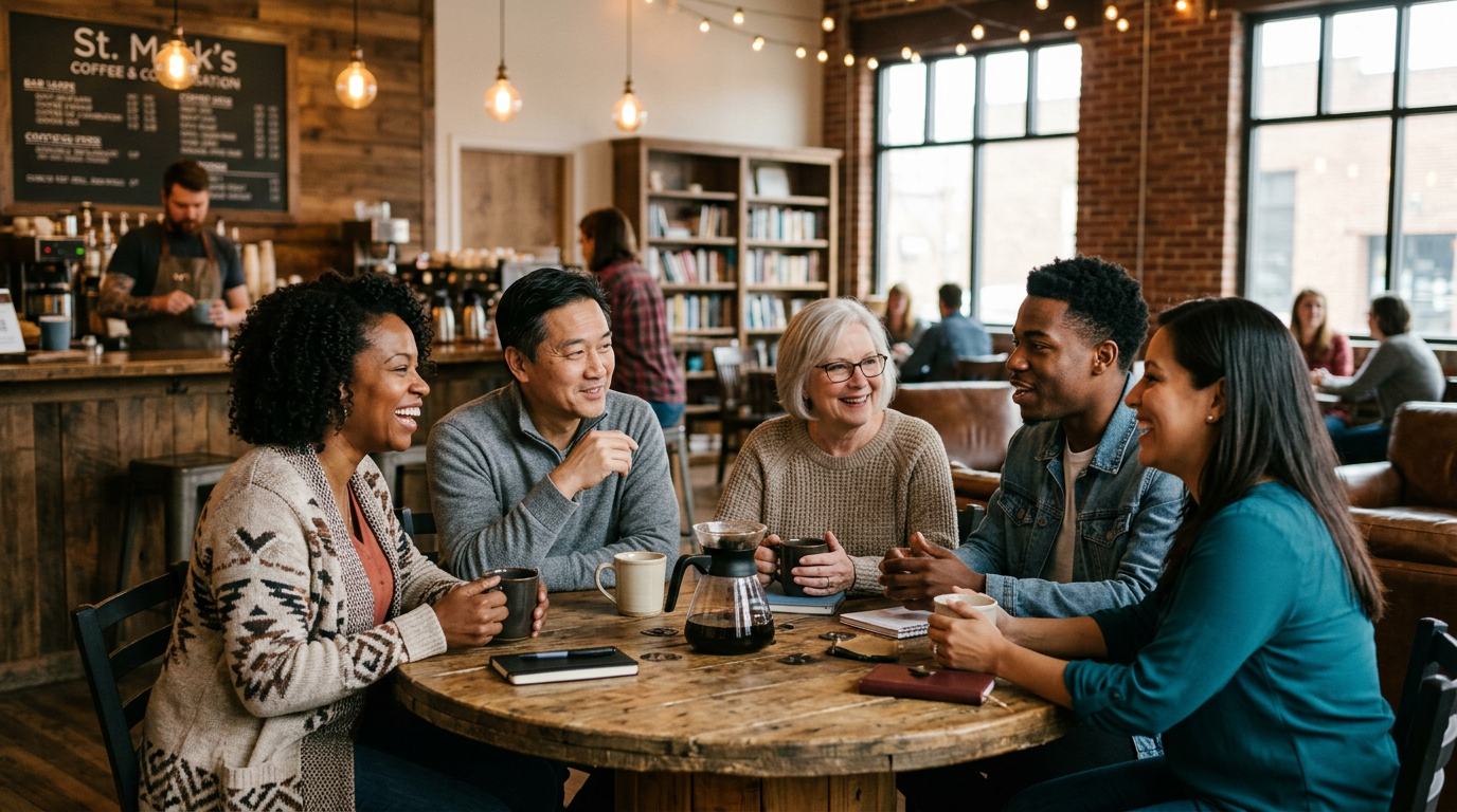 Small group connection and community building in church setting